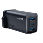 Anker 737 Şarj Cihazı (GaNPrime 120W):3 bağlantı noktası ve akıllı güç dağıtımı.