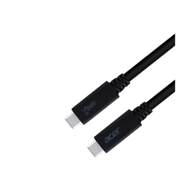 Dieses 2 Meter lange Kabel von Acer bietet eine zuverlässige und vielseitige Verbindungslösung für Ihre USB-C-Geräte. Mit einer Datenrate von 5 Gbps und einer Ladeleistung von bis zu 60 W ist es ideal für Notebooks, Docks und Monitore. Die offizielle USB-IF-Zertifizierung garantiert höchste Qualitäts- und Sicherheitsstandards.