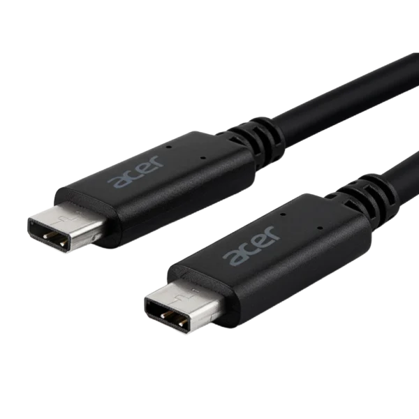 Dieses 2 Meter lange Kabel von Acer bietet eine zuverlässige und vielseitige Verbindungslösung für Ihre USB-C-Geräte. Mit einer Datenrate von 5 Gbps und einer Ladeleistung von bis zu 60 W ist es ideal für Notebooks, Docks und Monitore. Die offizielle USB-IF-Zertifizierung garantiert höchste Qualitäts- und Sicherheitsstandards.